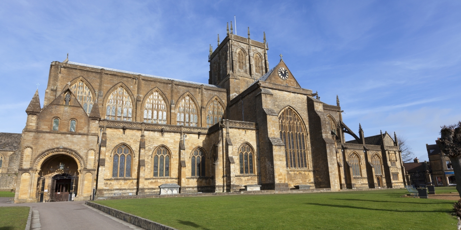 Sherborne with its Abbey and two castles is only half an hour away